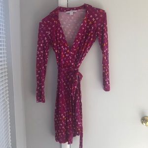 Diane Von Furstenberg New Jeanne Two Wrap Dress